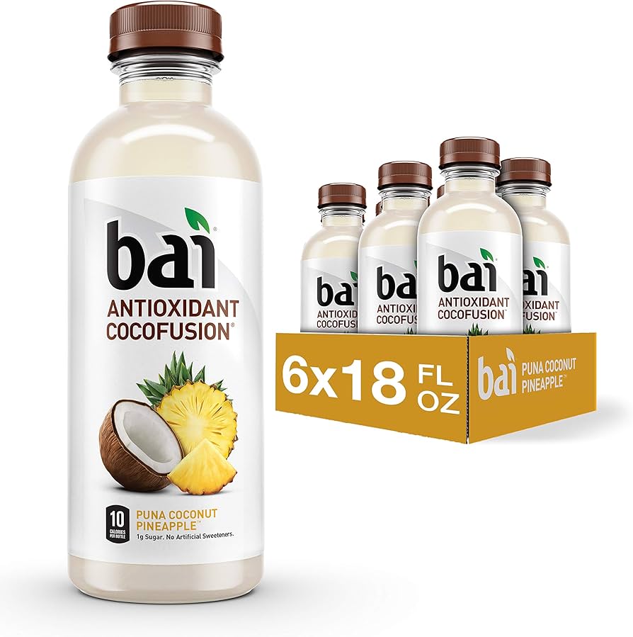 Amazon.com: Bai Coconut Flavored Water Puna Coconut Pineapple